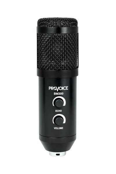 Provoice BM-300 Tak Çalıştır Stüdyo Mikrofonu + MT-15S Stand (Siyah)