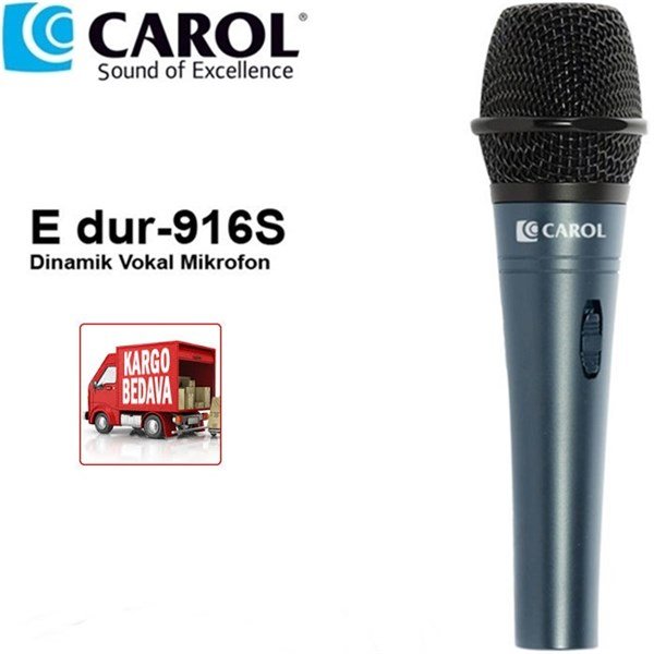 Carol E DUR 916S Supercardioid 40. Yıl Özel Serisi El Tipi Mikrofon