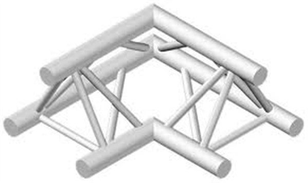 Eurotruss FD 33 L 90 - 30 x 30 Cm Üçgen Truss İçin 90 Derece 2 Yön Köşe