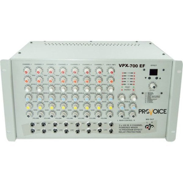 Provoice VPX-700 EF 8 Kanal Efektli 2x350 Watt Anfi