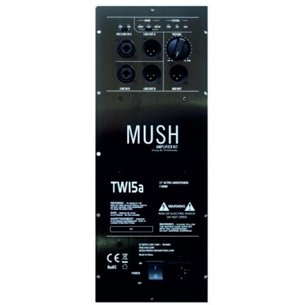 Mush TW15A 2-Yollu 1300+300W D-Class Dsp Amfi Kit