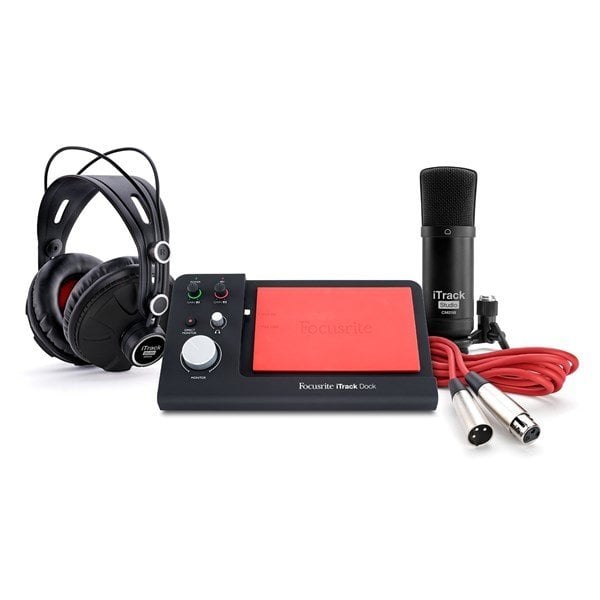 Focusrite iTrack Dock Studio iPAD Uyumlu Taşınabilir Stüdyo Paketi