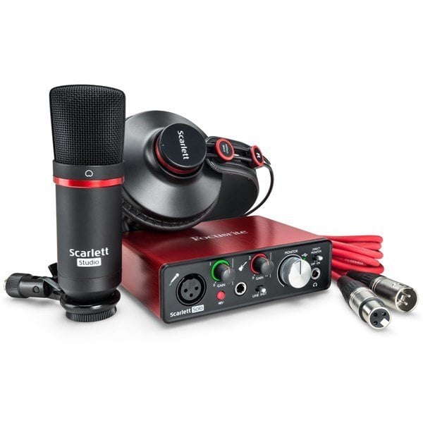 Focusrite Scarlett Solo Studio Pack Stüdyo Ses Kayıt Seti