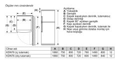 Siemens iQ500 Üstten Donduruculu Buzdolabı 186 x 75 cm Beyaz KD76NAWF0N