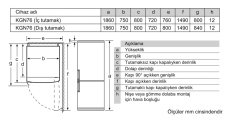 Siemens iQ300 Alttan Donduruculu Buzdolabı 186 x 75 cm Beyaz KG76NVWF0N