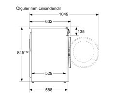 Siemens iQ300 Çamaşır Makinesi 9 kg 1000 dev./dak. WG41A1X0TR