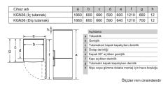 Siemens iQ100 Alttan Donduruculu Buzdolabı 186 x 60 cm Inox görünümlü KG36NNLE0N