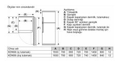 Siemens iQ300 Üstten Donduruculu Buzdolabı 193 x 70 cm Beyaz KD56NXWF0N