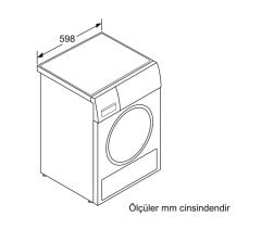 Siemens iQ700 Isı Pompalı Kurutma Makinesi 9 kg silver WT47XK8XTR