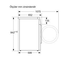 Siemens iQ700 Isı Pompalı Kurutma Makinesi 9 kg WT47XK80TR