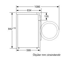 Siemens iQ700 Isı Pompalı Kurutma Makinesi 9 kg WT47XEH0TR