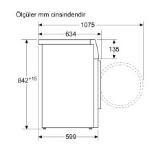 Siemens iQ500 Isı Pompalı Kurutma Makinesi 9 kg WT45W420TR