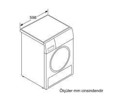 Siemens iQ500 Isı Pompalı Kurutma Makinesi 9 kg WT45W420TR