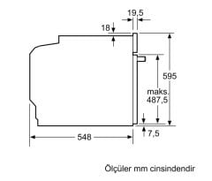 Siemens iQ700 Ankastre Fırın 60 x 60 cm paslanmaz çelik HB676G5S6