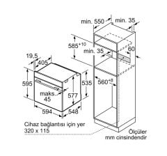 Siemens iQ700 Ankastre Fırın 60 x 60 cm paslanmaz çelik HB676G5S6