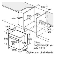 Siemens iQ700 Ankastre Fırın 60 x 60 cm paslanmaz çelik HB676G5S6