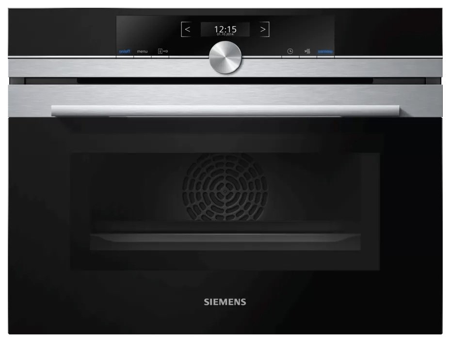 Siemens iQ700 Mikrodalga Fonksiyonlu Kompakt Ankastre Fırın 60 x 45 cm paslanmaz çelik CM633GBS1