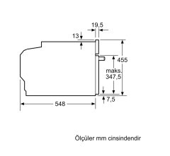 Siemens iQ700 Buharlı Fırın 60 x 45 cm paslanmaz çelik CD634GAS0