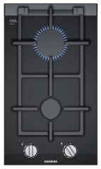 Siemens iQ700 Gazlı Domino Ocak 30 cm cam seramik, siyah ER3A6BD70