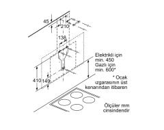 Siemens iQ700 Duvar Tipi Davlumbaz 90 cm Siyah cam dekor LC97FVP60