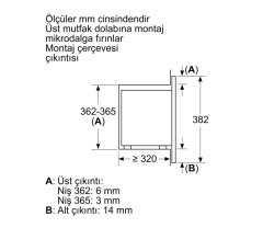 Siemens iQ100 Ankastre Mikrodalga Genişlik 60 cm, paslanmaz çelik HF15M561