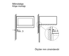 Siemens iQ500 Ankastre Mikrodalga Genişlik 60 cm BF525LMW0