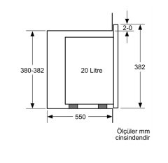 Siemens iQ500 Ankastre Mikrodalga Genişlik 60 cm BF525LMW0