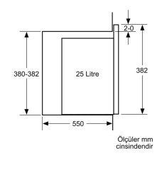 Siemens iQ500 Ankastre Mikrodalga 59.4 x 38.2 cm BE555LMS0