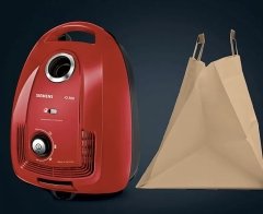 Siemens iQ300 Toz torbalı Süpürge kırmızı VSC3A210