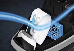 Siemens iQ300 Toz torbalı Süpürge kırmızı VSC3A210