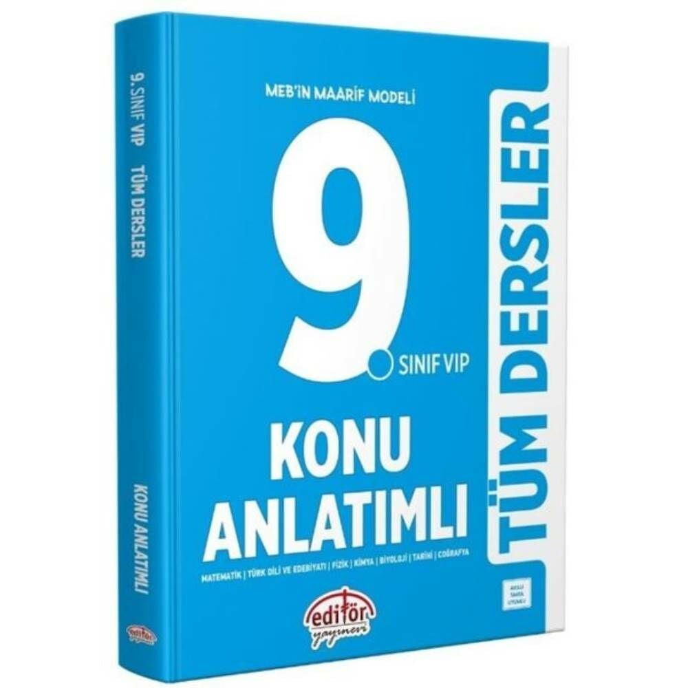 Editör 9.Sınıf Tüm Dersler Konu Anlatımlı