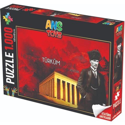 Ans Puzzle 1000 li 48x68 cm Atatürk Anıtkabir