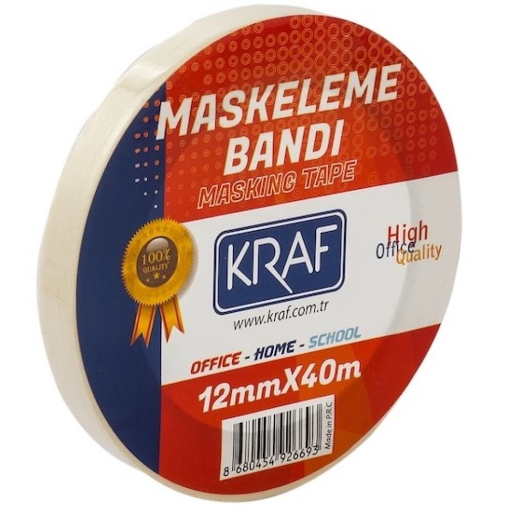 Kraf Maskeleme Bandı 12Mmx40m 4012G