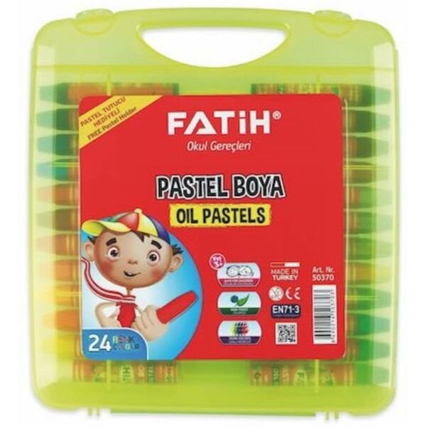 Fatih Pastel Boya 24 Renk King Size Çantalı 50370