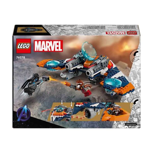 LEGO Marvel Rocketin Warbird Aracı Ronana Karşı 76278