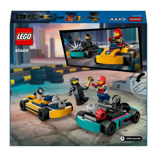 LEGO City Go-Kartlar ve Yarış Sürücüleri 60400