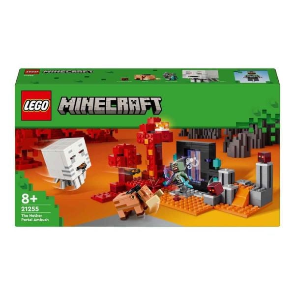 LEGO Minecraft Nether Geçidi Pususu 21255