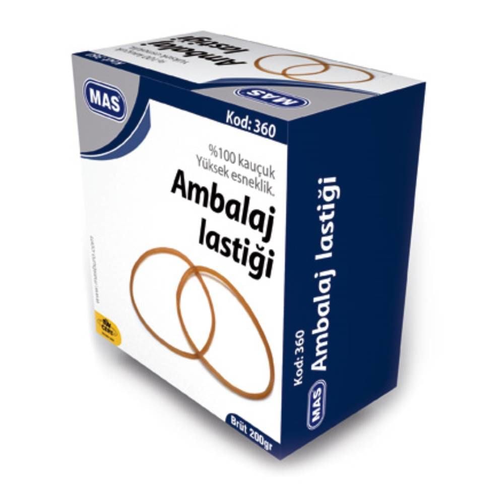 Mas Ambalaj Lastiği 200Gr %100 Kauçuk Midi Kt 360