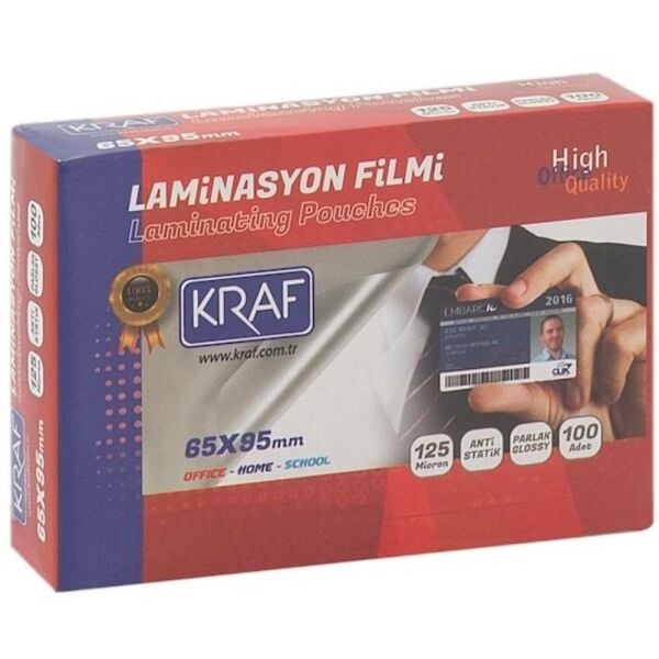 Kraf Laminasyon Filmi  65X95 Mm 125 Mic. 100 Lü 2126