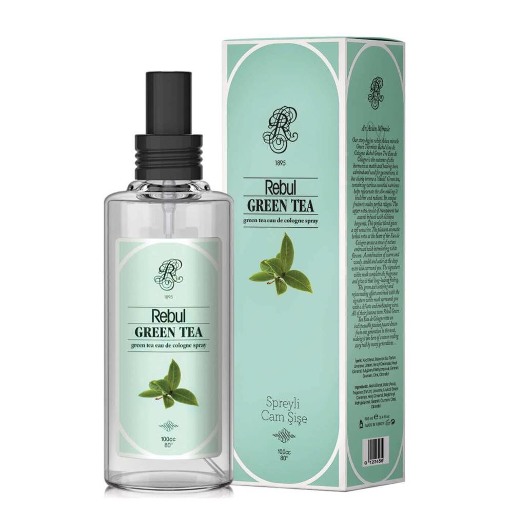 Rebul 125ml Green Tea  Spreyli Kolonya Pet