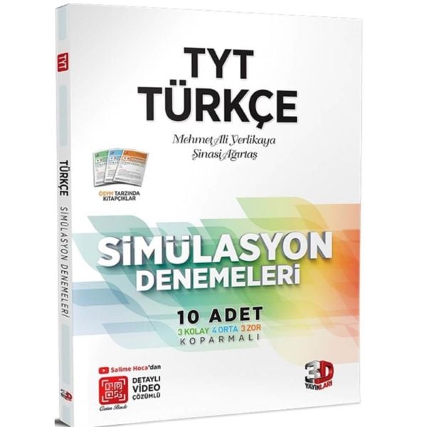 3D TYT Türkçe Simülayson Denmeleri 10 Adet