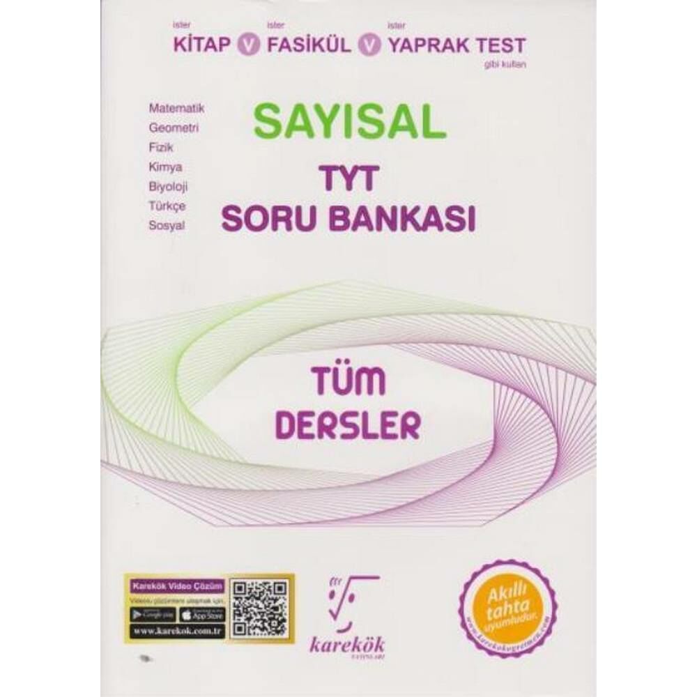 Karekök TYT Sayısal Tüm Dersler Soru Bankası