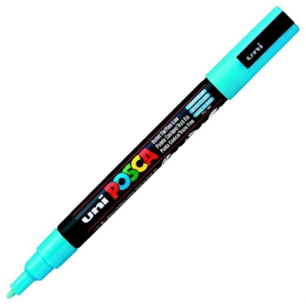 Uniball Posca Boyama Markörü PC-3M 09-1.3 mm Açık Mavi