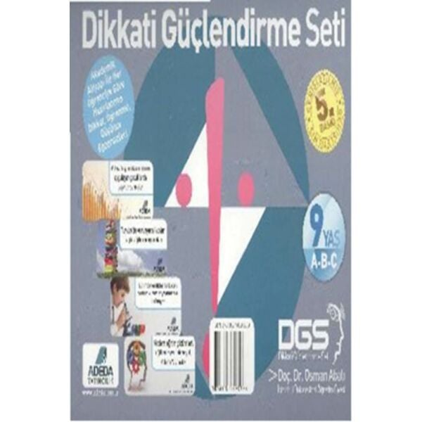 Adeda Neuro Via Sistemi ile Dikkat Güçlendirme Seti 3 Kitap 9 Yaş