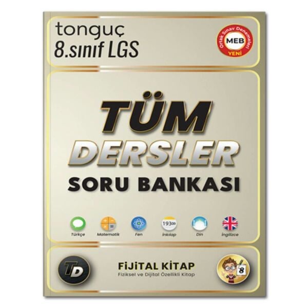 Tonguç 8.Sınıf LGS Tüm Dersler Soru Bankası Fijital Kitap