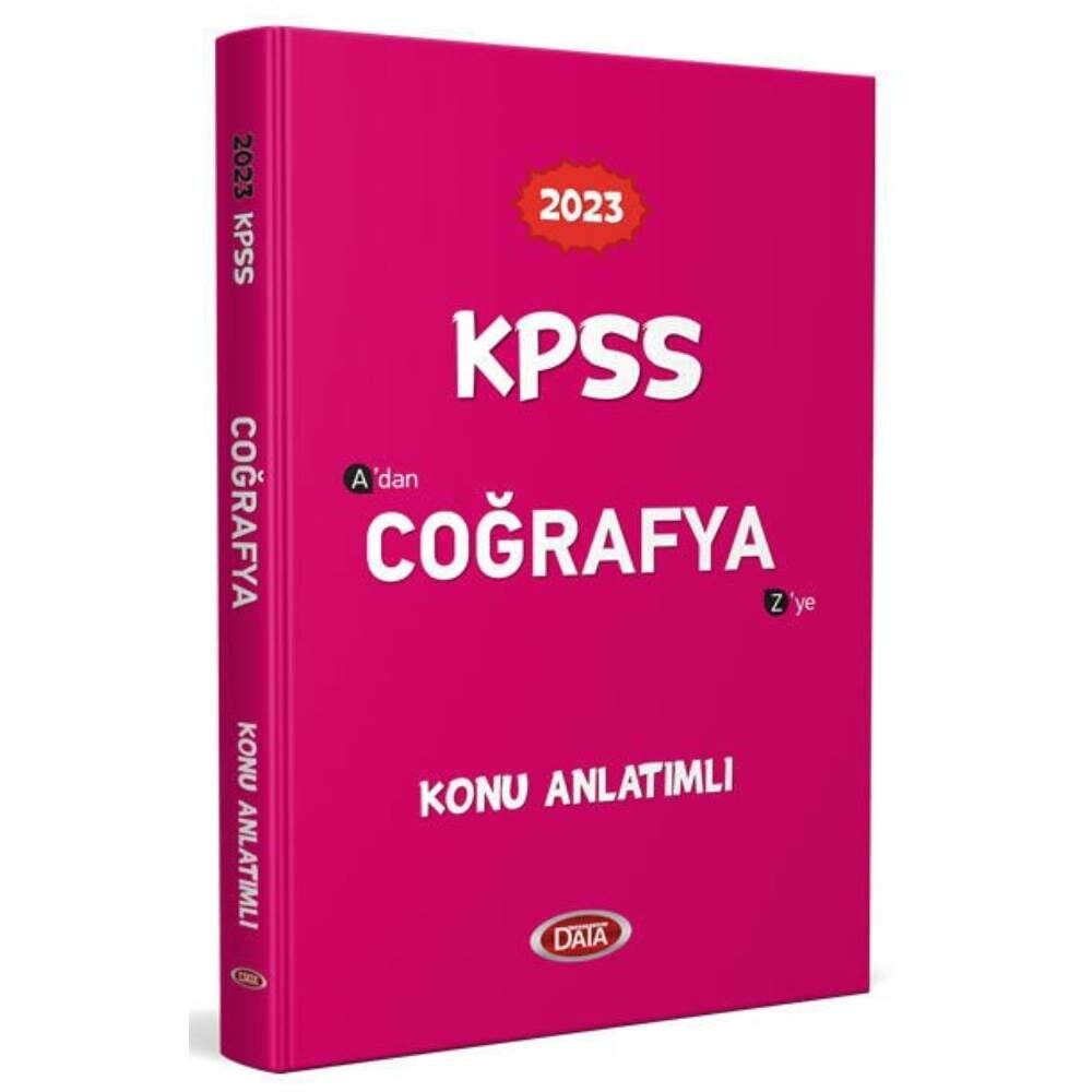 Data 2023 Kpss A dan Z ye Coğrafya Konu Anlatımlı