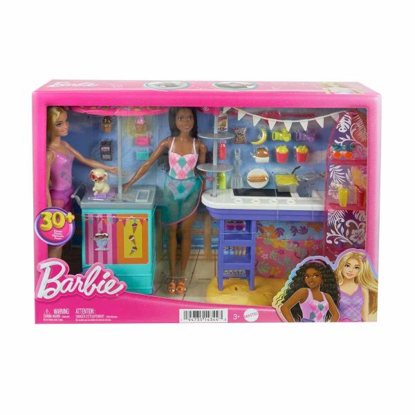 Barbie Brooklyn ve Malibu Bebekleri Oyun Seti HNK99