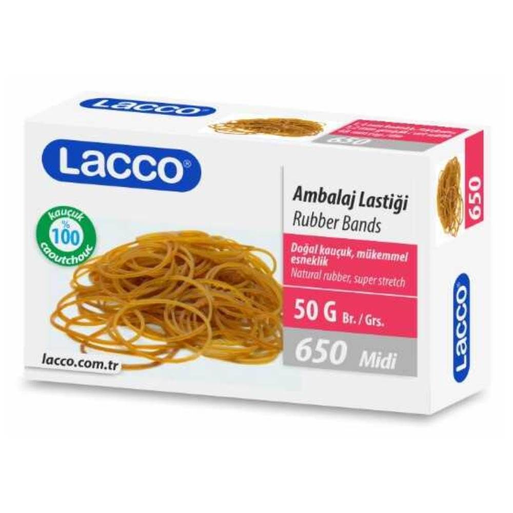 Lacco Ambalaj Lastiği %100 Kauçuk 50 gr 650