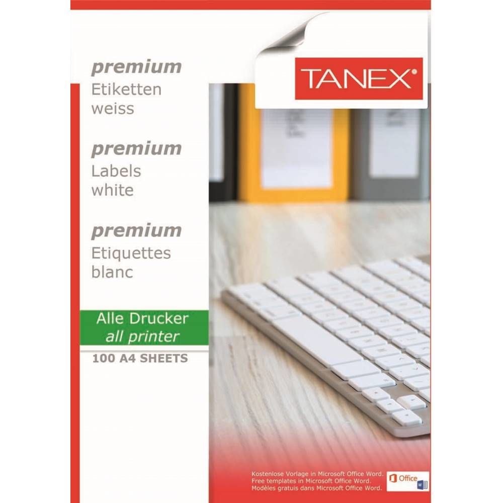 Tanex Laser Etiket Tw-2006 99.1 X 93.1 Mm ( 6 ) 100 Lü