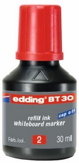 Edding E-BT30 30 ml Kırmızı Tahta Kalemi Mürekkebi